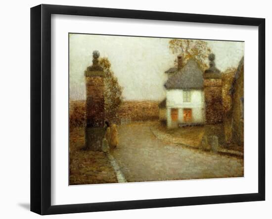 The Pillars, Gerberoy; Les Piliers, Gerberoy, 1901-Henri Eugene Augustin Le Sidaner-Framed Giclee Print