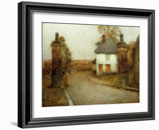 The Pillars, Gerberoy; Les Piliers, Gerberoy, 1901-Henri Eugene Augustin Le Sidaner-Framed Giclee Print