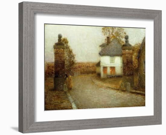 The Pillars, Gerberoy-Henri Eugene Augustin Le Sidaner-Framed Giclee Print