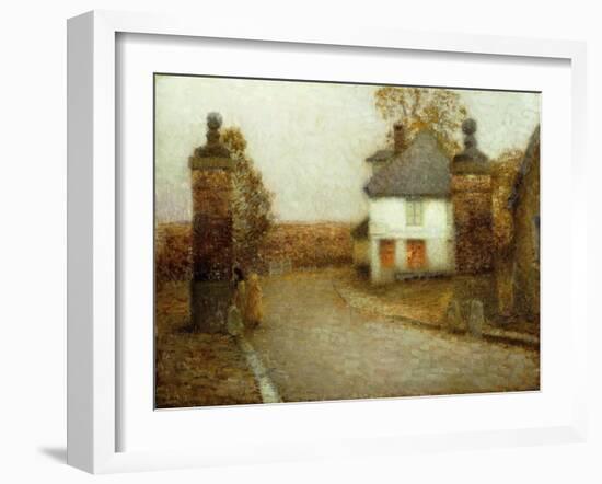 The Pillars, Gerberoy-Henri Eugene Augustin Le Sidaner-Framed Giclee Print