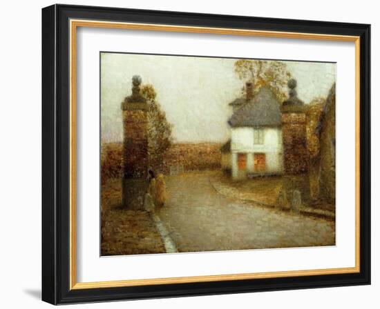 The Pillars, Gerberoy-Henri Eugene Augustin Le Sidaner-Framed Giclee Print