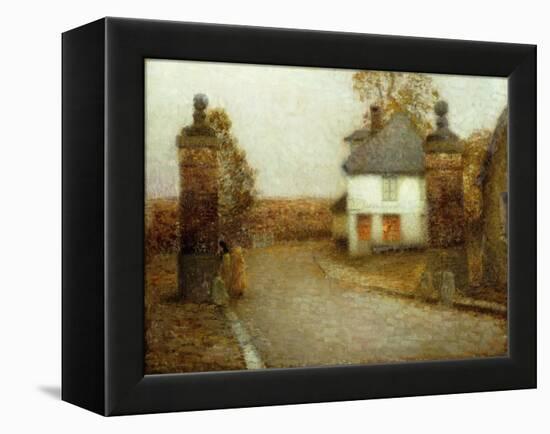The Pillars, Gerberoy-Henri Eugene Augustin Le Sidaner-Framed Premier Image Canvas