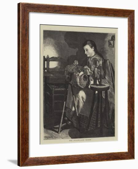 The Pillow-Lace Maker-null-Framed Giclee Print