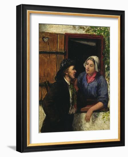 The Pilot and his Wife, 1881-Carl Julius Lorck-Framed Giclee Print