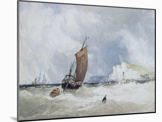 The Pilot Boat Off Fecamp, Normandy-Charles Burton Barber-Mounted Giclee Print