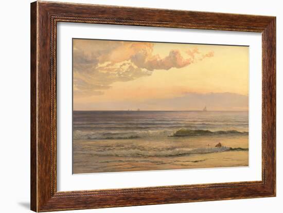 The Pilot Cutter, 1866 (Oil on Canvas)-Henry Moore-Framed Giclee Print