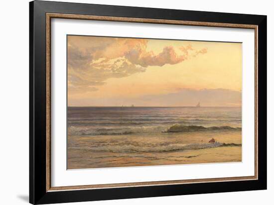 The Pilot Cutter, 1866 (Oil on Canvas)-Henry Moore-Framed Giclee Print