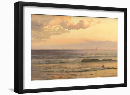 The Pilot Cutter, 1866 (Oil on Canvas)-Henry Moore-Framed Giclee Print