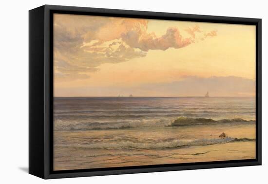The Pilot Cutter, 1866 (Oil on Canvas)-Henry Moore-Framed Premier Image Canvas