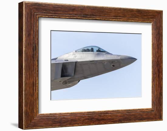 The Pilot of a U.S. Air Force F-22A Raptor on a Red Flag Mission in Nevada-Stocktrek Images-Framed Photographic Print