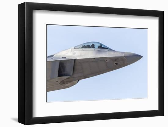 The Pilot of a U.S. Air Force F-22A Raptor on a Red Flag Mission in Nevada-Stocktrek Images-Framed Photographic Print