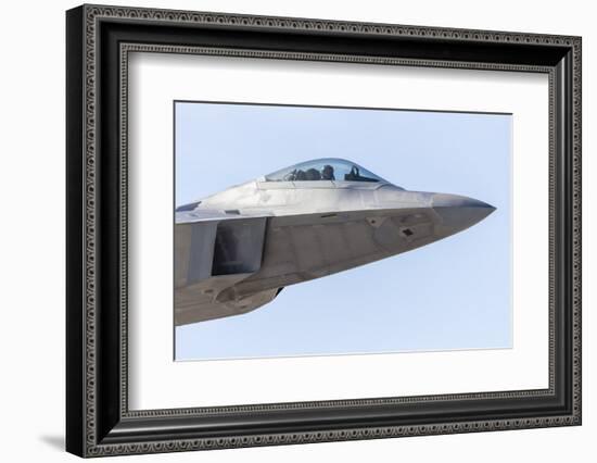 The Pilot of a U.S. Air Force F-22A Raptor on a Red Flag Mission in Nevada-Stocktrek Images-Framed Photographic Print