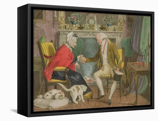 The Pinch of Snuff, Pub. by Rodwell and Martin, 1821 (Litho)-John James Chalon-Framed Premier Image Canvas