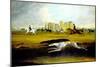 The Pinckney Family Coursing at Stonehenge, 1845-Samuel Spode-Mounted Giclee Print