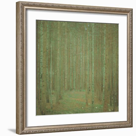 The Pine Forest-Gustav Klimt-Framed Giclee Print