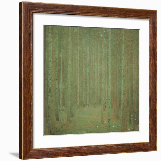 The Pine Forest-Gustav Klimt-Framed Giclee Print