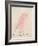 The Pink Bird, from 'sixteen Drawings of Comic Birds'-Edward Lear-Framed Giclee Print