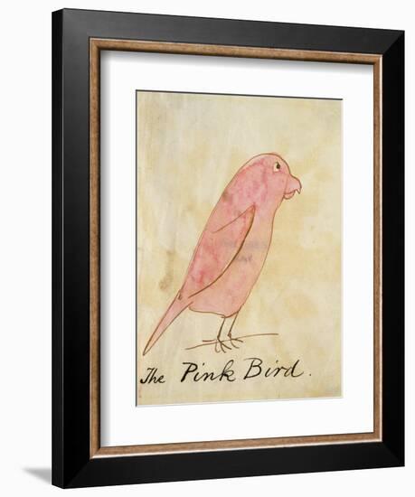 The Pink Bird-Edward Lear-Framed Giclee Print