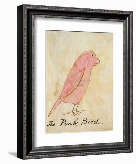 The Pink Bird-Edward Lear-Framed Giclee Print