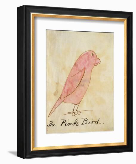 The Pink Bird-Edward Lear-Framed Giclee Print