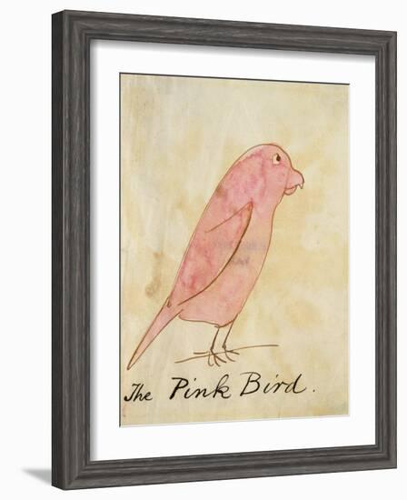 The Pink Bird-Edward Lear-Framed Giclee Print