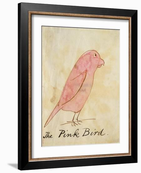 The Pink Bird-Edward Lear-Framed Giclee Print