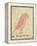 The Pink Bird-Edward Lear-Framed Premier Image Canvas