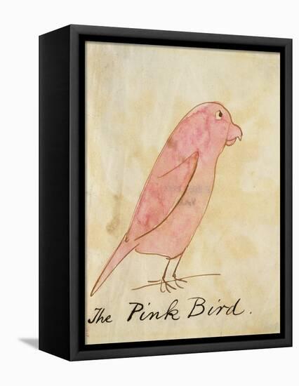 The Pink Bird-Edward Lear-Framed Premier Image Canvas