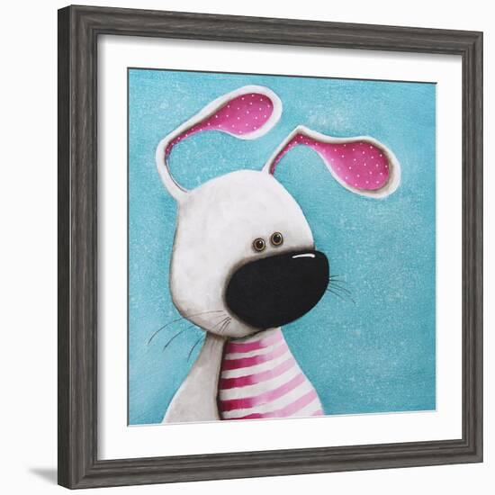 The Pink Bunny-Lucia Stewart-Framed Art Print