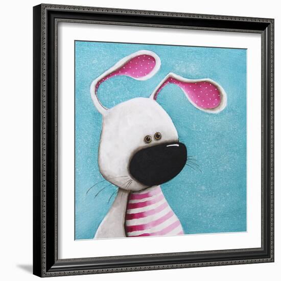 The Pink Bunny-Lucia Stewart-Framed Art Print