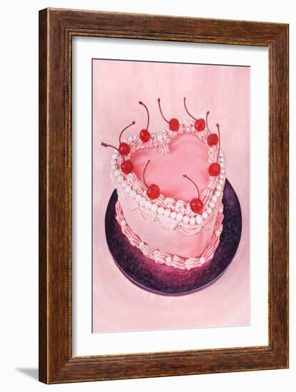 The Pink Cake-Julia-Framed Giclee Print