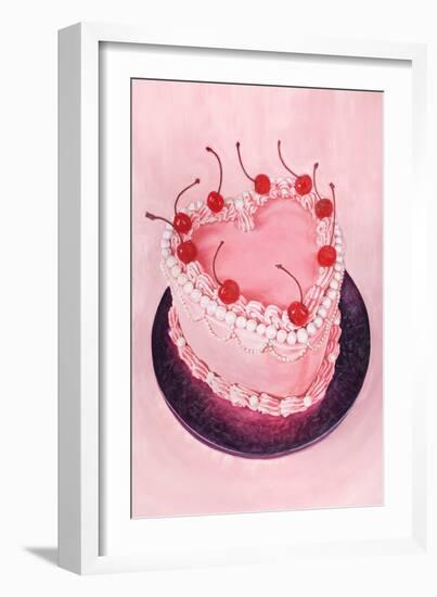 The Pink Cake-Julia-Framed Giclee Print