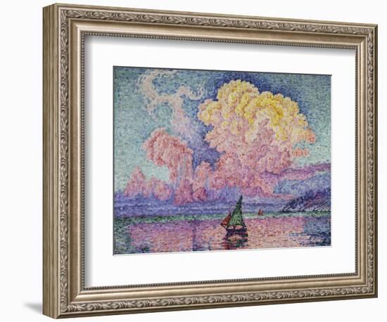 The Pink Cloud (Antibes), 1916-Paul Signac-Framed Giclee Print