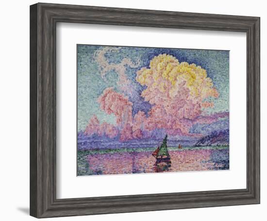 The Pink Cloud (Antibes), 1916-Paul Signac-Framed Giclee Print