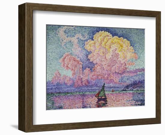 The Pink Cloud (Antibes), 1916-Paul Signac-Framed Giclee Print