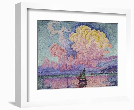 The Pink Cloud (Antibes), 1916-Paul Signac-Framed Giclee Print