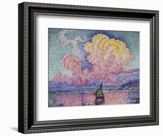 The Pink Cloud (Antibes), 1916-Paul Signac-Framed Giclee Print