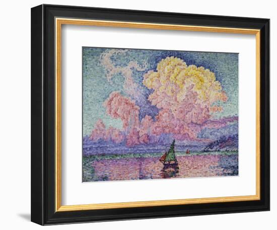 The Pink Cloud (Antibes), 1916-Paul Signac-Framed Giclee Print