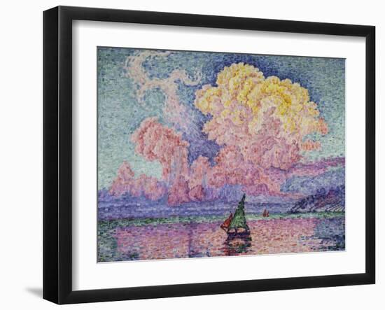 The Pink Cloud (Antibes), 1916-Paul Signac-Framed Giclee Print