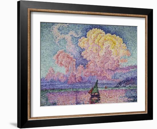 The Pink Cloud (Antibes), 1916-Paul Signac-Framed Giclee Print