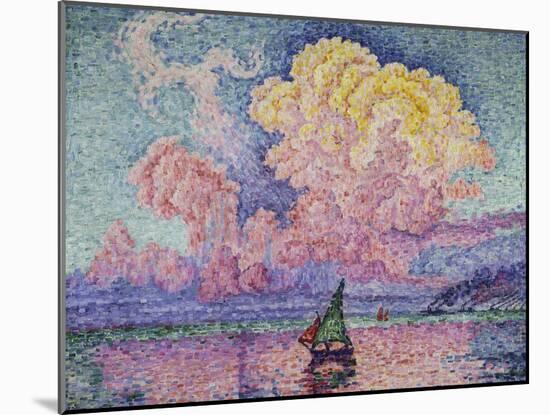 The Pink Cloud (Antibes), 1916-Paul Signac-Mounted Giclee Print