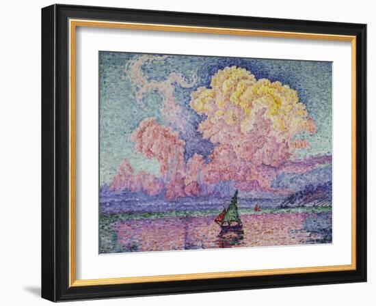 The Pink Cloud (Antibes), 1916-Paul Signac-Framed Giclee Print