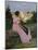 The Pink Dress, or View of Castelnau-Le-Lez, Herault, 1864-Frederic Bazille-Mounted Giclee Print