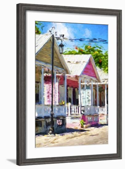 The Pink House II - In the Style of Oil Painting-Philippe Hugonnard-Framed Giclee Print