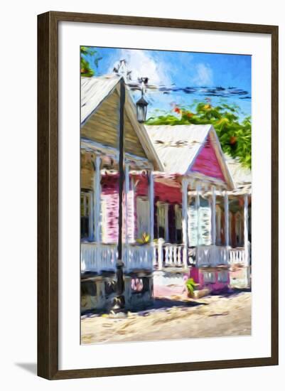 The Pink House II - In the Style of Oil Painting-Philippe Hugonnard-Framed Giclee Print