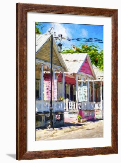 The Pink House II - In the Style of Oil Painting-Philippe Hugonnard-Framed Giclee Print