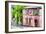 The Pink House - In the Style of Oil Painting-Philippe Hugonnard-Framed Giclee Print