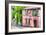 The Pink House - In the Style of Oil Painting-Philippe Hugonnard-Framed Giclee Print