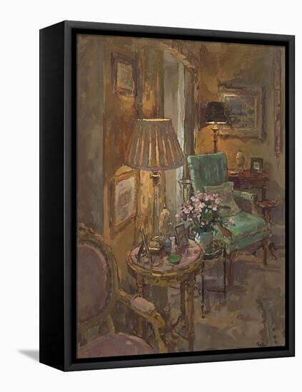 The Pink Marble Table-Susan Ryder-Framed Premier Image Canvas