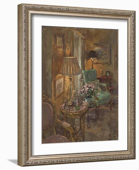 The Pink Marble Table-Susan Ryder-Framed Giclee Print